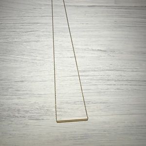 Dainty Gold Bar Necklace
